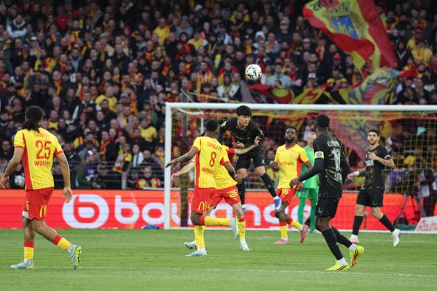 FOOTBALL : RC Lens vs Paris Saint-Germain - Ligue 1 J29 - 13 05 2026 Dro FERNANDEZ (PSG) lors du match RC Lens vs Paris Saint-Germain, Ligue 1 J29, stade Bollaert-Delelis, le 13 mai 2026 - photo Laurent Sanson PsnewZ  Copyright: xLaurentxSANSONx xPsnewZx