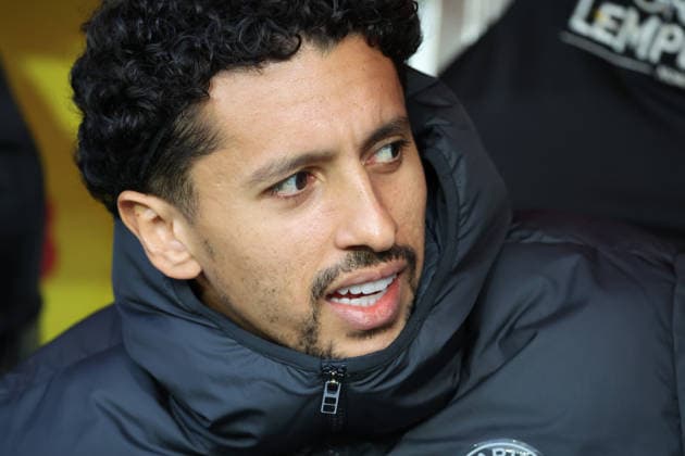 FOOTBALL : RC Lens vs Paris Saint-Germain - Ligue 1 J29 - 13 05 2026 MARQUINHOS (PSG) lors du match RC Lens vs Paris Saint-Germain, Ligue 1 J29, stade Bollaert-Delelis, le 13 mai 2026 - photo Laurent Sanson PsnewZ  Copyright: xLaurentxSANSONx xPsnewZx