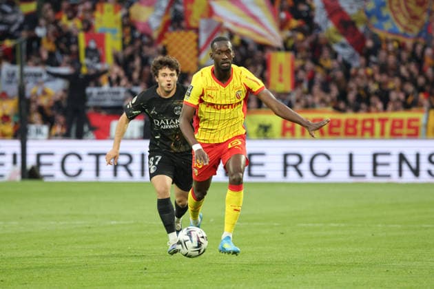 FOOTBALL : RC Lens vs Paris Saint-Germain - Ligue 1 J29 - 13 05 2026 Abdallah SIMA (RC Lens) lors du match RC Lens vs Paris Saint-Germain, Ligue 1 J29, stade Bollaert-Delelis, le 13 mai 2026 - photo Laurent Sanson PsnewZ  Copyright: xLaurentxSANSONx xPsnewZx