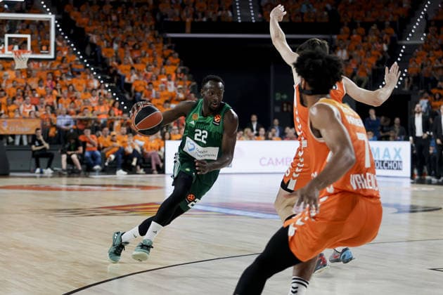 Valencia Basket v Panathinaikos AKTOR - EuroLeague VALENCIA , SPAIN - MAY 13: Jerian Grant during Euroleague match between Valencia Basket and Panathinaikos AKTOR Athens at Roig Arena on May 13, 2026. Jose Miguel Fernandez Anadolu Valencia Spain. Editorial use only. Please get in touch for any other usage.  Copyright: x2026xAnadoluxJosexMiguelxFernandezx