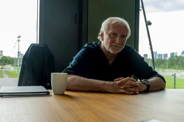 Football, Germany national team, Interview with DFB sports director Rudi Völler
