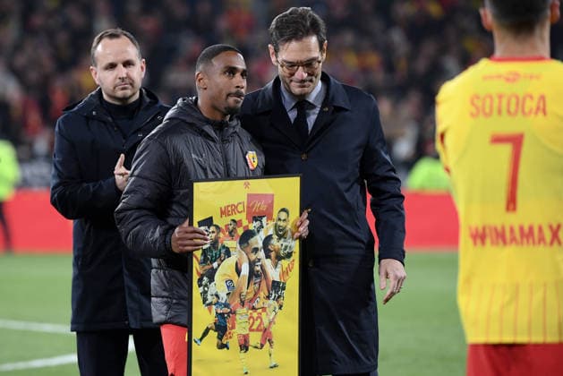RC Lens v Paris Saint-Germain - Ligue 1 McDonald s 2025 2026 Joseph OUGHOURLIAN (President Lens RCL) - 22 Wesley SAID (rcl) during the Ligue 1 McDonald s match between Lens and Paris at Stade Bollaert-Delelis on May 13, 2026 in Lens, France. Lens France  Copyright: xFEPx 776348352