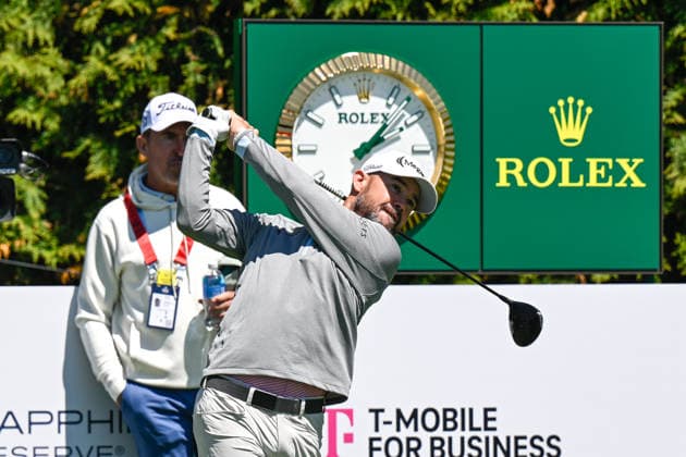 NEWTON SQUARE, PA - MAY 12: Brian Harman of United States of America is shown during the 2026 PGA, Golf Herren Championship on May 12th, 2026 at Aronimink Golf Club in Newtown Square, PA.(Photo by Terence Lewis Icon Sportswire) GOLF: MAY 12 PGA PGA Championship EDITORIAL USE ONLY Icon260512103