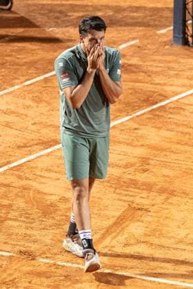 IPA84670047 - Luciano Darderi during Internazionali BNL d Italia, International Tennis match in Rome, Italy, May 14 2026  Copyright: xGiorgioxMaiozzi IPAxSportx xx 84670047
