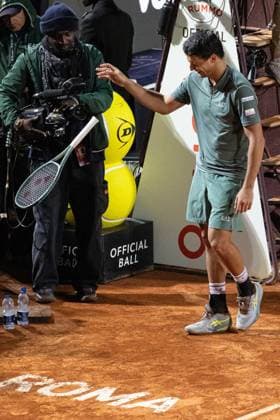 IPA84670049 - Luciano Darderi during Internazionali BNL d Italia, International Tennis match in Rome, Italy, May 14 2026  Copyright: xGiorgioxMaiozzi IPAxSportx xx 84670049