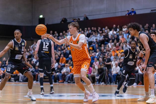 Zoran Milicic OrangeAcademy Ulm, 44 in focus OrangeAcademy Ulm vs ETB Miners Essen , Basketball,Barmer Basketball 2 Bundesliga ProB, Play Offs Final, Season 2025 2026, 13 05 2026, OrangeAcademy Ulm vs ETB Miners Essen , Basketball,Barmer Basketball 2 Bundesliga ProB, Play Offs Final, Season 2025 2026, 13 05 2026 New Ulm Copyright: xEibner-Pressefoto DavidexDixGiovx EP_DGI