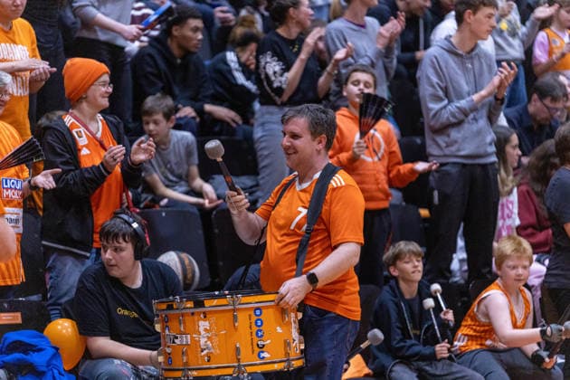 Great crowd in Ulm OrangeAcademy Ulm vs ETB Miners Essen , Basketball,Barmer Basketball 2 Bundesliga ProB, Play Offs Final, Season 2025 2026, 13 05 2026, OrangeAcademy Ulm vs ETB Miners Essen , Basketball,Barmer Basketball 2 Bundesliga ProB, Play Offs Final, Season 2025 2026, 13 05 2026 New Ulm Copyright: xEibner-Pressefoto DavidexDixGiovx EP_DGI