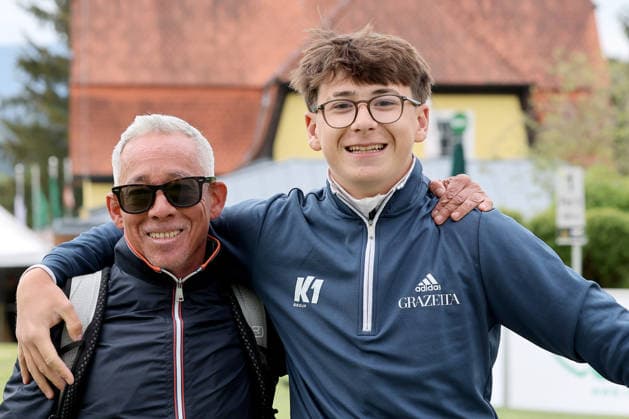 GOLF - Goesser Open 2026 MARIA LANKOWITZ,AUSTRIA,14.MAY.26 - GOLF - Alps Tour, Goesser Open, GC Erzherzog Johann. Image shows Tino and Tobias Angkawidjaja (AUT).  GEPAxpictures xHansxOberlaender