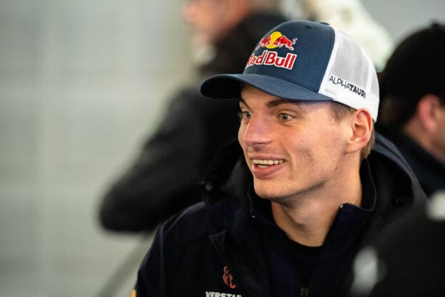 Max Verstappen von Mercedes-AMG Team Verstappen Racing nimmt an der Fahrerbesprechung im Medienzentrum teil. Nürburgring, 14.05.2026 Rheinland-Pfalz Deutschland *** Max Verstappen from Mercedes AMG Team Verstappen Racing takes part in the drivers briefing in the media center Nürburgring, 14 05 2026 Rhineland-Palatinate Germany