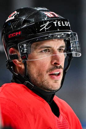 Canada national Ice hockey, Eishockey team training session at the 2026 IIHF Ice Hockey World Championship, WM, Weltmeisterschaft in Fribourg, Switzerland, on May 14, 2026. Pictured Sidney Crosby of Canada. (CTKxPhoto RadekxPetrasek) CTKPhotoP2026051405493  CTKPhotoP2026051405493