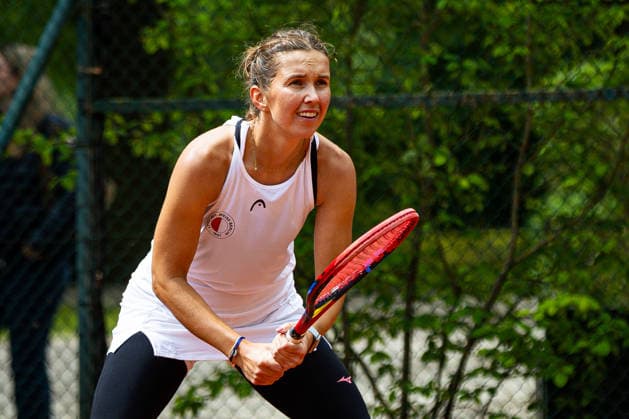 Mikulskyte, Justina LTU LTTC Rot Weiß , 1 Bundesliga Damen LTTC Rot Weiß vs BW DD Blasewitz, Berlin, LTTC Rot Weiß , 14 05 2026, Copyright: xClaudioxGärtnerx