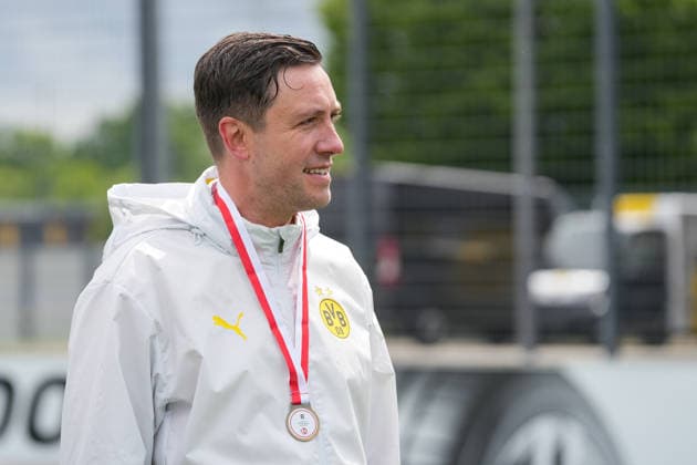 Thursday, 14 05 2026 Season 2025 2026 Final U17 Westfalenpokal at BVB Fußballpark Hohenbuschei, Dortmund, Germany BV Borussia Dortmund U17 VfL Bochum U17 Head Coach Marco Lehmann BVB