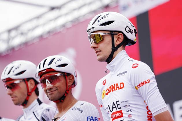 Spain™s Igor Arrieta Lizarraga of UAE Team Emirates XRG during Stage 6 of the Giro d™Italia, from Paestum to Naples, Italy, Thursday, May 14, 2026.  Copyright: xGianxMattiaxD Albertox xLaPressex