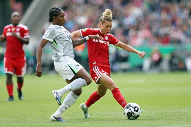 Football, Women, DFB Cup, Final, FC Bayern Munich - VfL Wolfsburg