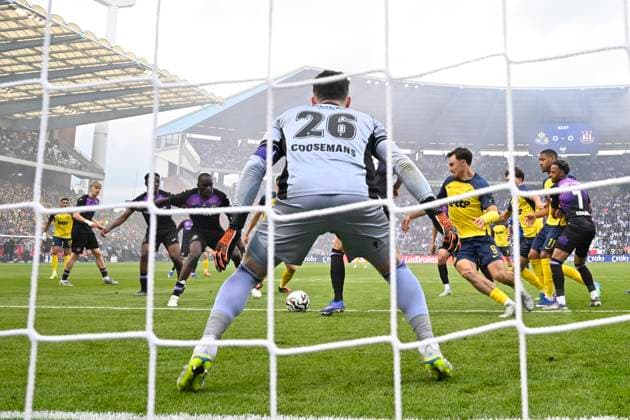 Royale Union Saint-Gilloise v RSC Anderlecht - Belgian Croky Cup Final BRUSSELS, BELGIUM - MAY 14 : Coosemans Colin goalkeeper of RSC Anderlecht during the Belgian Croky Cup final match between Royale Union Saint-Gilloise and RSC Anderlecht on May 14, 2026 in Brussels, Belgium, 14 05 2026 Brussels Belgium  Copyright: xTomasxSiskx