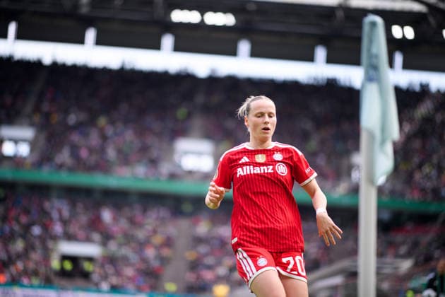 COLOGNE, GERMANY - 14 MAY, 2026: Franziska Kett - The DFB-Pokal Frauen (Germany Women Cup) match Vfl Wolfsburg vs FC Bayern Munich at Rhein Energie Stadion  Copyright: xx