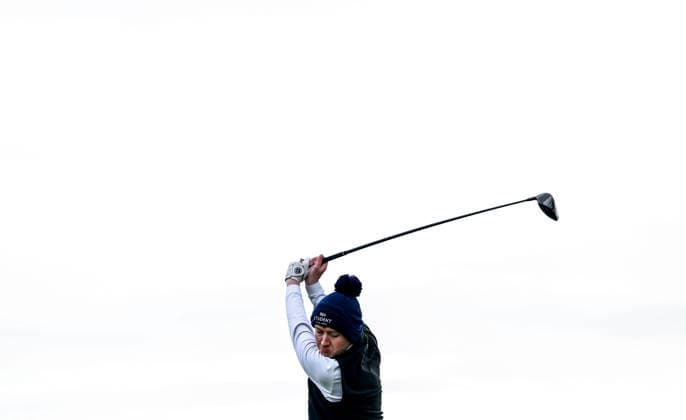 REPRO FREE *PRESS RELEASE NO REPRODUCTION FEE* EDITORIAL USE ONLY North of Ireland Men s Amateur Open, Royal Portrush Golf Club 14 5 2026 Aaron Marshall tees off the 1st Aaron Marshall tees off the 1st 14 5 2026  Copyright: x INPHO NickxElliottx NE1L4408