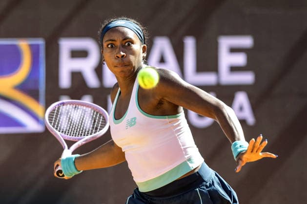 Coco Gauff of United States during the match against Sorana-Mihaela Cirstea of Romania at the Internazionali BNL d Italia 2026 tennis tournament at Foro Italico in Rome (Italy) on May, 14, 2026. AntoniettaxBaldassarre