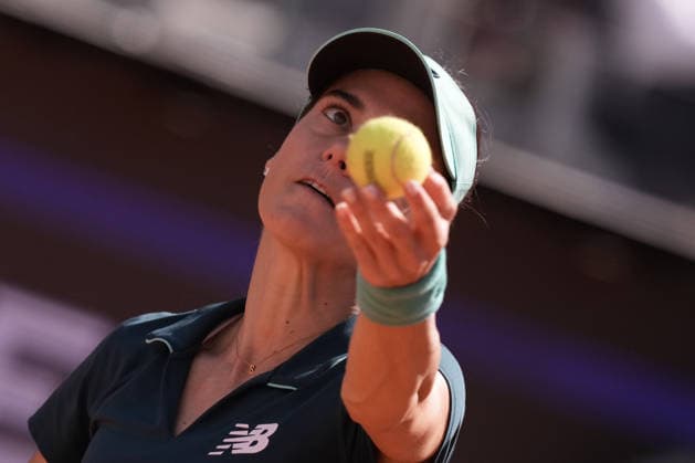Sorana Cirstea (ROU) during the match between Sorana Cirstea (ROU) vs Coco Gauff (USA) at the Italian Open in Rome, Thursday, May 14, 2026. (Alfredo Falcone LaPresse)  Copyright: xAlfredoxFalcone LaPressex