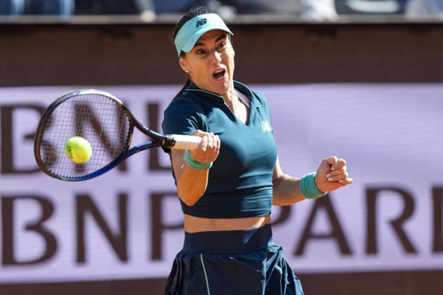 Sorana-Mihaela Cirstea of Romania during the match against Coco Gauff of United States at the Internazionali BNL d Italia 2026 tennis tournament at Foro Italico in Rome (Italy) on May, 14, 2026. AntoniettaxBaldassarre