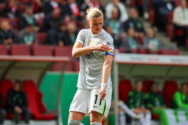 Cologne, Germany 14 May 2026 46 DFB Cup Womens Final 2026 VfL Wolfsburg Women vs FC Bayern Munich Women In the picture Alexandra Popp VfL Copyright: HMBxMedia MadeleinexFantini