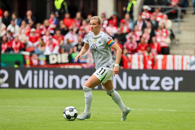 Cologne, Germany 14 May 2026 46 DFB Cup Womens Final 2026 VfL Wolfsburg Women vs FC Bayern Munich Women In the picture Alexandra Popp VfL Copyright: HMBxMedia MadeleinexFantini