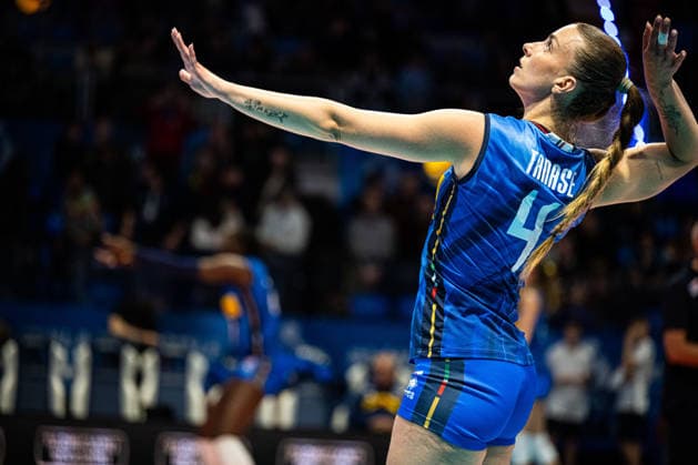 IPA84693376 - Alice Tanase (ITA) - BPER Test Match - Italy Women vs France Women. Biella Forum in Biella, Italy on May 14, 2026.  Copyright: xRiccardoxSpadettoxDexPaulis IPAxSportx xx 84693376
