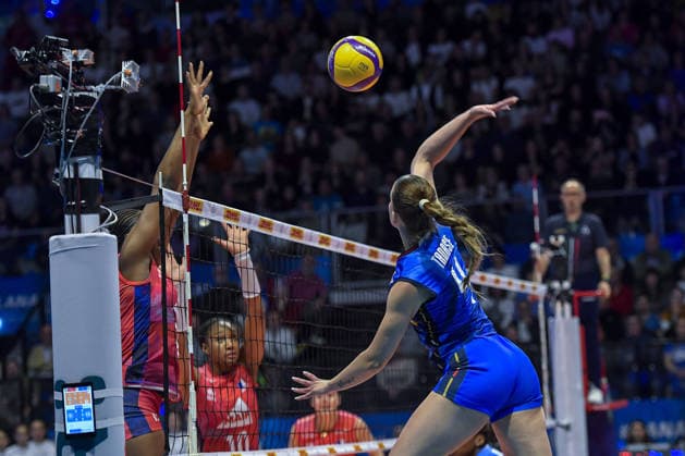 IPA84703367 - Biella, Italy May 14, 2026, Biella Forum BPER Test Match of the women s national volleyball team between Italy and France at Biella Forum Alice Tanase (4)ITA in action during Test Match of the women s national volleyball team between Italy and France at Biella Forum  Copyright: xTonelloxAbozzi IPAxSportx xx 84703367