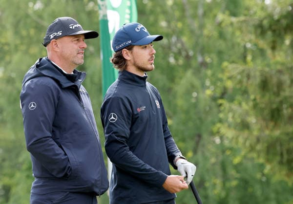 GOLF - Goesser Open 2026 MARIA LANKOWITZ,AUSTRIA,15.MAY.26 - GOLF - Alps Tour, Goesser Open, GC Erzherzog Johann. Image shows Ulf Wendlling and Tim Hofmann (AUT).  GEPAxpictures xHansxOberlaender