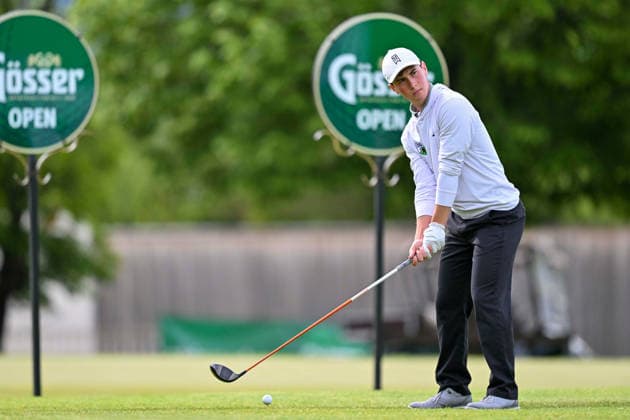 GOLF - Goesser Open 2026 MARIA LANKOWITZ,AUSTRIA,15.MAY.26 - GOLF - Alps Tour, Goesser Open, GC Erzherzog Johann. Image shows Elias Weissensteiner (AUT).  GEPAxpictures xAvnixRetkoceri