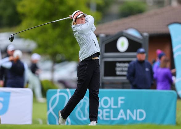 REPRO FREE *PRESS RELEASE NO REPRODUCTION FEE* EDITORIAL USE ONLY Flogas Irish Women s Amateur Open, Newlands Golf Club, Dublin 15 5 2026 Evie McCallum Evie McCallum 15 5 2026  Copyright: x INPHO TomxO™Hanlonx V1463281