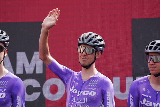 Australia™s Ben O™Connor of Team Jayco Alula during Stage 7 of the Giro d™Italia from Formia to Blockhaus, Italy. Friday May 15, 2026.  Copyright: xMassimoxPaolonex xLaPressex