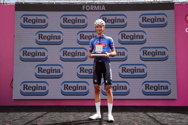 Italy™s Luca Vergallito of Alpecin-Premier Tech (Premio Regina) during Stage 7 of the Giro d™Italia from Formia to Blockhaus, Italy. Friday May 15, 2026.  Copyright: xMassimoxPaolonex xLaPressex
