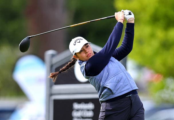 REPRO FREE *PRESS RELEASE NO REPRODUCTION FEE* EDITORIAL USE ONLY Flogas Irish Women s Amateur Open, Newlands Golf Club, Dublin 15 5 2026 Louise Landgraf Louise Landgraf 15 5 2026  Copyright: x INPHO TomxO™Hanlonx V1464322