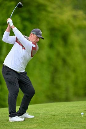 GOLF - Goesser Open 2026 MARIA LANKOWITZ,AUSTRIA,15.MAY.26 - GOLF - Alps Tour, Goesser Open, GC Erzherzog Johann. Image shows Fabian Fischer (AUT).  GEPAxpictures xAvnixRetkoceri