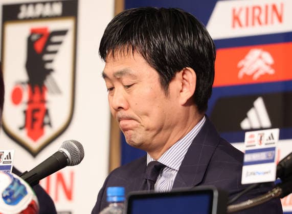 May 15, 2026, Tokyo, Japan - Japan s football national team, Nationalteam head coach Hajime Moriyasu announces his 26-member World Cup squad at a press conference, PK, Pressekonferenz in Tokyo on Friday, May 15, 2026. FIFA World Cup, WM, Weltmeisterschaft, Fussball 2026 will be held from June 11 through July 19 in Canada, Mexico and the United States. (photo by Yoshio Tsunoda AFLO) Noxthirdxpartyxsales aflo_330475185