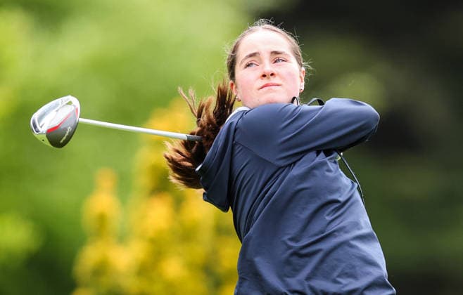 REPRO FREE *PRESS RELEASE NO REPRODUCTION FEE* EDITORIAL USE ONLY Flogas Irish Women s Amateur Open, Newlands Golf Club, Dublin 15 5 2026 Caoimhe Byrne Caoimhe Byrne 15 5 2026  Copyright: x INPHO TomxO™Hanlonx V1465243