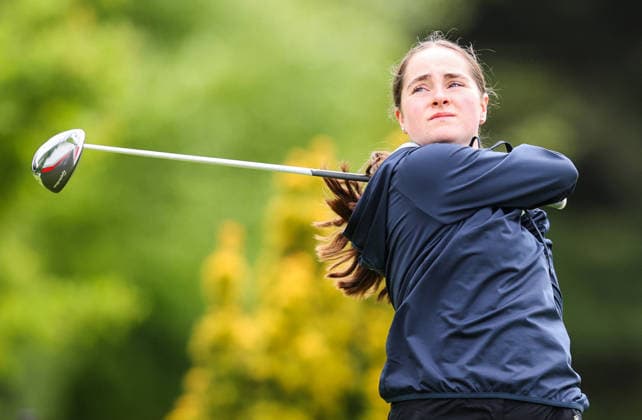 REPRO FREE *PRESS RELEASE NO REPRODUCTION FEE* EDITORIAL USE ONLY Flogas Irish Women s Amateur Open, Newlands Golf Club, Dublin 15 5 2026 Caoimhe Byrne Caoimhe Byrne 15 5 2026  Copyright: x INPHO TomxO™Hanlonx V1465245