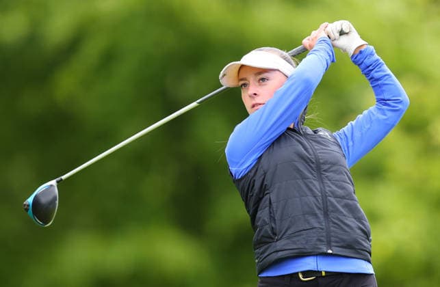 REPRO FREE *PRESS RELEASE NO REPRODUCTION FEE* EDITORIAL USE ONLY Flogas Irish Women s Amateur Open, Newlands Golf Club, Dublin 15 5 2026 Emma McDonagh Emma McDonagh 15 5 2026  Copyright: x INPHO TomxO™Hanlonx V1465275