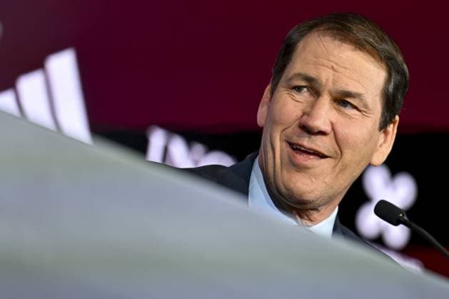 Belgium s head coach Rudi Garcia pictured during a press conference, PK, Pressekonferenz of Belgian national soccer team Red Devils to announce the selection for the 2026 FIFA World Cup, WM, Weltmeisterschaft, Fussball at the Proximus Basecamp in Tubize, on Friday 15 May 2026. The 2026 FIFA World Cup will take place in the United States, Mexico, and Canada from 11 06 to 19 07. EMILExWINDAL  x173961358x