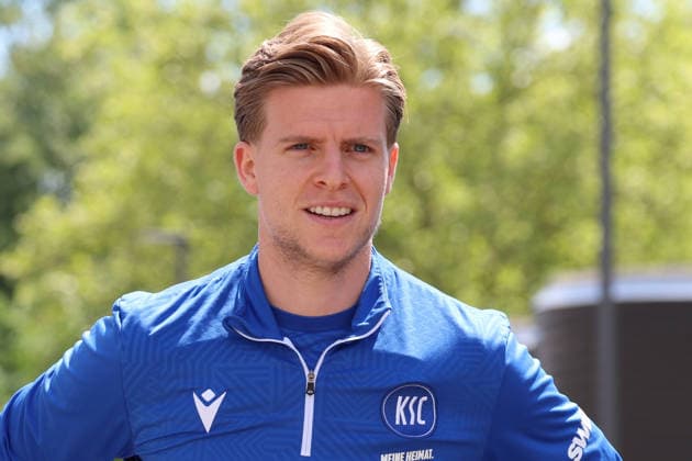 15 05 2026, xrekx, Soccer 2 Bundesliga, Karlsruher SC Training v l Dzenis Burnic Karlsruher SC DFL DFB REGULATIONS PROHIBIT ANY USE OF PHOTOGRAPHS as IMAGE SEQUENCES and or QUASI VIDEO Karlsruhe