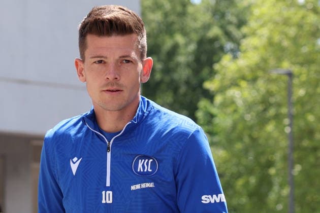 15 05 2026, xrekx, Soccer 2 Bundesliga, Karlsruher SC Training v l Marvin Wanitzek Karlsruher SC DFL DFB REGULATIONS PROHIBIT ANY USE OF PHOTOGRAPHS as IMAGE SEQUENCES and or QUASI VIDEO Karlsruhe