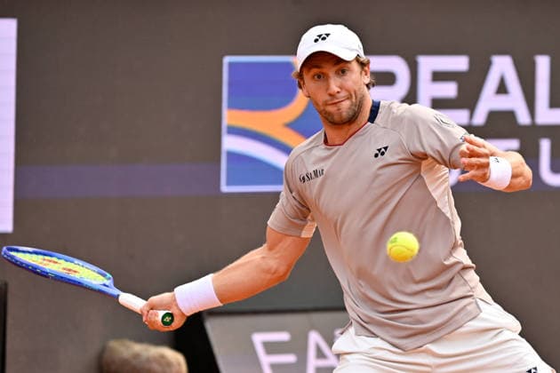 Foto IPP Cavaliere Emiliano. Roma 15 05 2026. Tennis Internazionali d Italia 2026. Nella foto: Casper Ruud. Italy Photo Press - World Copyright italy ITALY  Copyright: xR4924_italyphotopressx