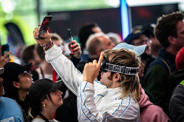 Ski Aggu at the world premiere of the Volkswagen ID Polo GTI at the Nürburgring World premiere Volkswagen ID Polo GTI Copyright: xMichaelxGelhardtx
