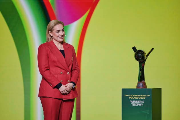 15.05.2026 LODZ, EC1 , PILKA NOZNA KOBIET ( WOMEN S FOOTBALL) LOSOWANIE GRUP FIFA MISTRZOSTWA SWIATA KOBIET 2026 U-20 NZ. NINA PATALON FOTO RADOSLAW JOZWIAK CYFRASPORT NEWSPIX.PL --- Newspix.pl  0U2A6639A