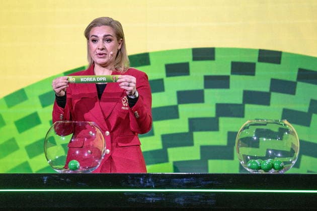 LODZ 15.05.2026 LOSOWANIE GRUP MISTRZOSTW SWIATA FIFA U-20 KOBIET 2026 --- GROUP STAGE DRAW WOMEN S WORLD CUP FIFA U-20 2026 N Z NIDRAWS TEAMSNA PATALON LOSUJE DRUZYNY FOT.PAWEL PIOTROWKSKI 400MM NEWSPIX.PL --- newspix.pl 