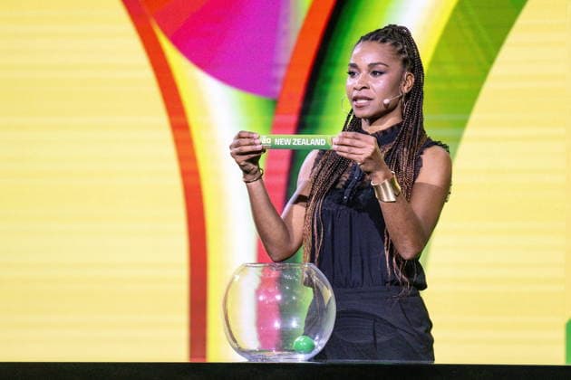 LODZ 15.05.2026 LOSOWANIE GRUP MISTRZOSTW SWIATA FIFA U-20 KOBIET 2026 --- GROUP STAGE DRAW WOMEN S WORLD CUP FIFA U-20 2026 N Z LAURA GEORGES DRAWS FOT.PAWEL PIOTROWKSKI 400MM NEWSPIX.PL --- newspix.pl 