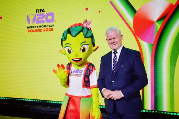 15.05.2026 LODZ, EC1 , PILKA NOZNA KOBIET ( WOMEN S FOOTBALL) LOSOWANIE GRUP FIFA MISTRZOSTWA SWIATA KOBIET 2026 U-20 NZ. ADAM KAZIMIERCZAK FOTO RADOSLAW JOZWIAK CYFRASPORT NEWSPIX.PL --- Newspix.pl  RA2_7834
