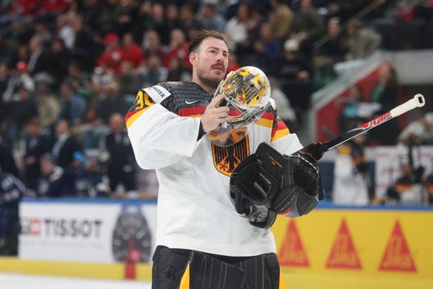 World Championship 2026 GER FIN Goalkeeper Philipp Grubauer GER 15 05 2026 Swiss Life Arena Zuerich , SWITZERLAND, Men IIHF World Championship Zurich 2026 Group A Germany Finland Goalkeeper Philipp Grubauer GER