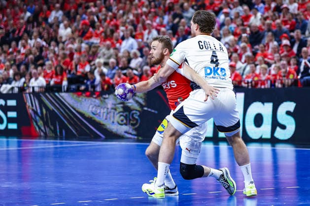 15 05 2026, xIAJx, handball, international match, test match, Denmark Germany, Royal Arena Copenhagen Thomas Arnoldsen Denmark 42 Johannes Golla Germany 4 Denmark